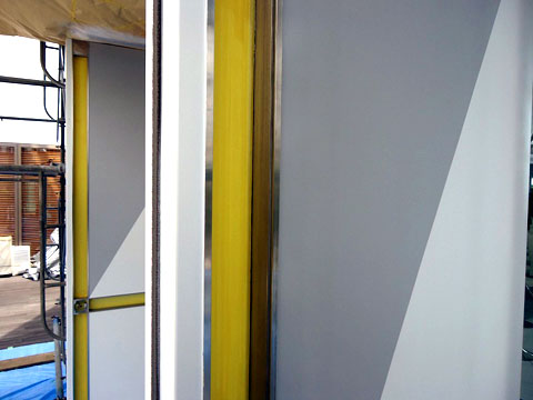 ドアのマスキング例